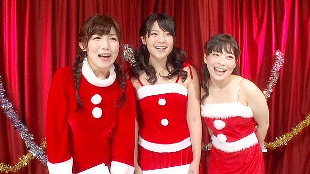 X’masでレズります！女子アナサンタがパンティー100枚大放出 完全版