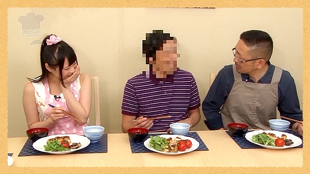 「ぅん…キスっ…気持ちぃ。」 おじさん食堂07 トロンとした表情でディープキスをおねだりする奥さんの手料理とセックスが二つの意味でオイシイ。 愛莉さん（21）