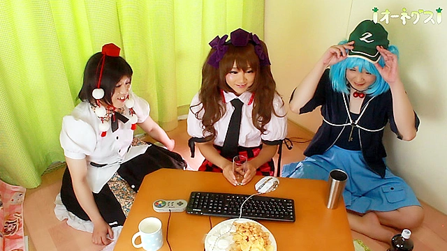 コスプレ×おしっこ我慢×ゲーム実況 case1 姫海棠はたて