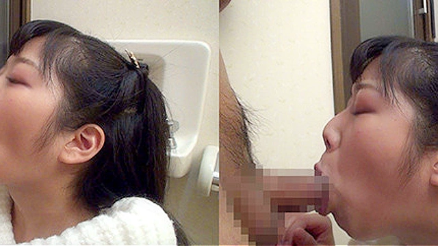 個撮）フェラ顔見られるの恥ずかしい【ネットリ吸着】ごっくんフェラチオ