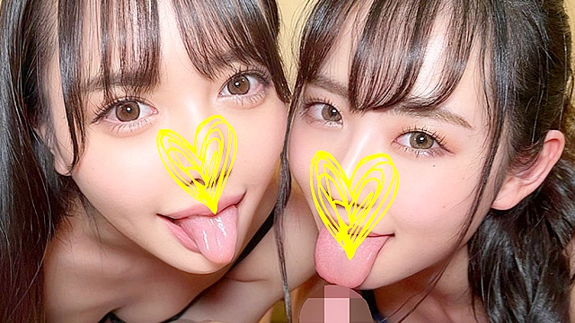 【未来の女子アナ】【W桃尻】【仲良しオナニー】【無邪気な3P】Rちゃん＆Sちゃん