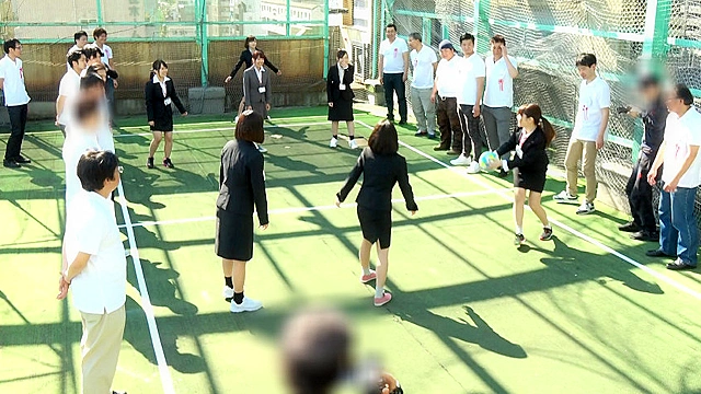 SOD女子社員 セクハラ大乱交 社内体力測定 SOD女子社員達の体力は発射させたザーメンの数で決まる事になりました！！